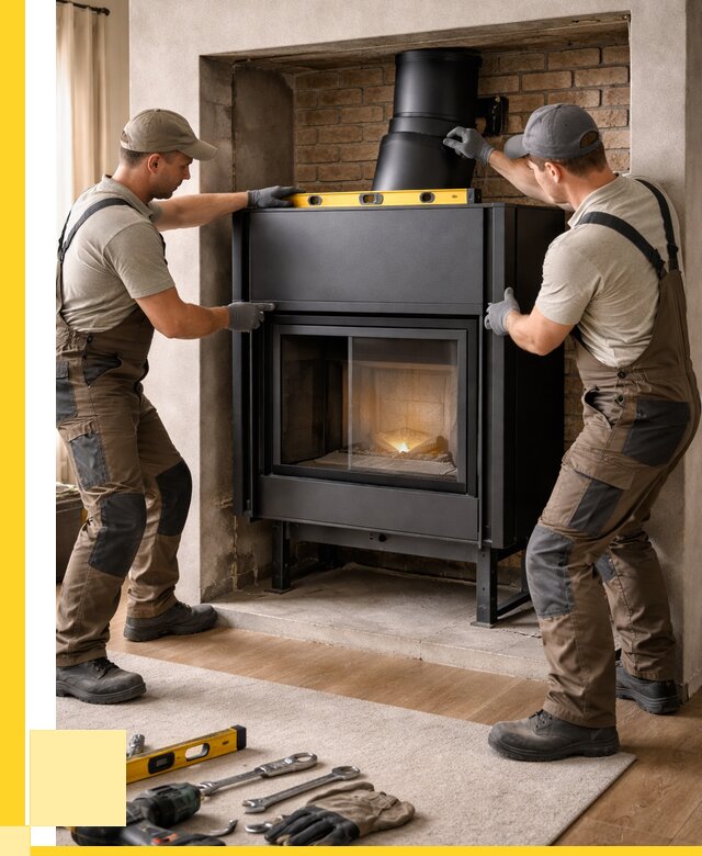 Установка каминных топок в Череповце под ключ от 18398 р. | ЭриданЧрп