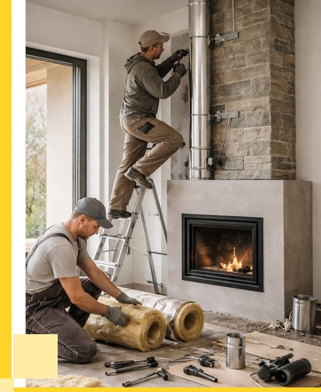 Монтаж дымоходов для каминов в Череповце от 15332 р. ЭриданЧрп