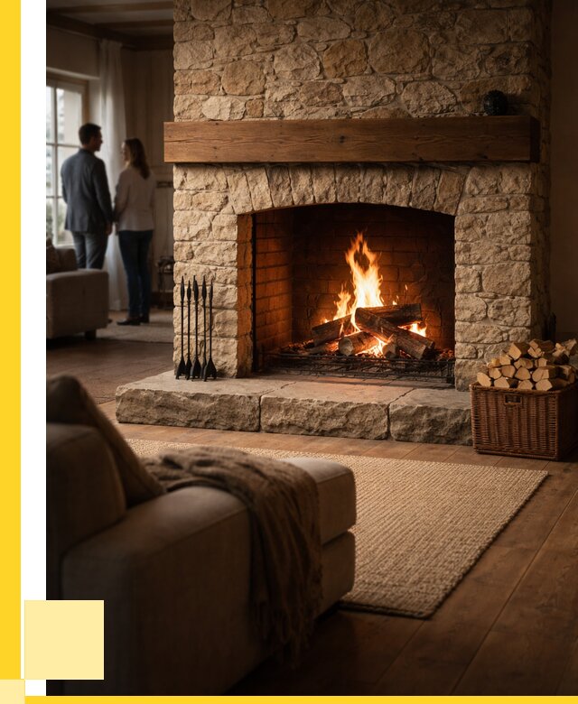 Открытые камины под ключ в Череповце от 153315 р. ЭриданЧрп