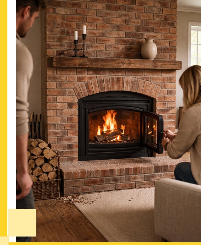 Кирпичные камины под ключ в Череповце от 153315 р. | ЭриданЧрп