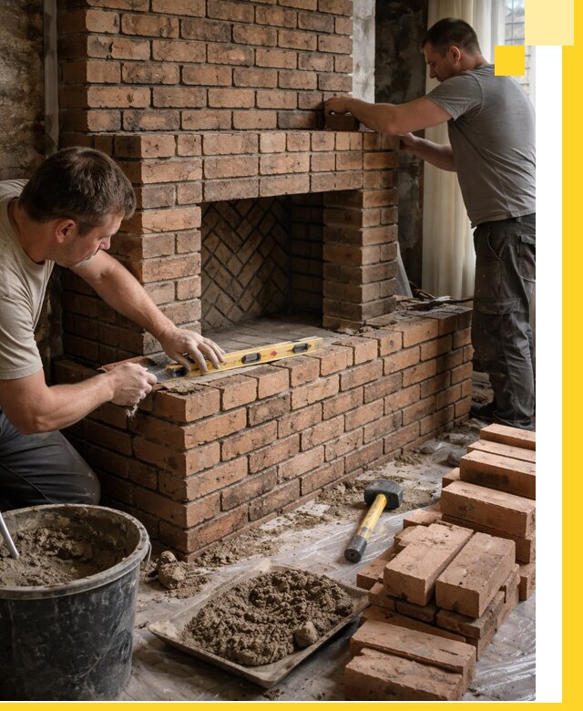 Изготовление и установка кирпичных каминов в Череповце