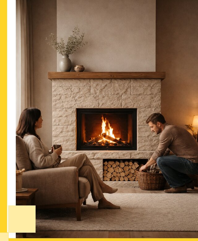 Камины для дома в Череповце под ключ от 153315 р. | ЭриданЧрп