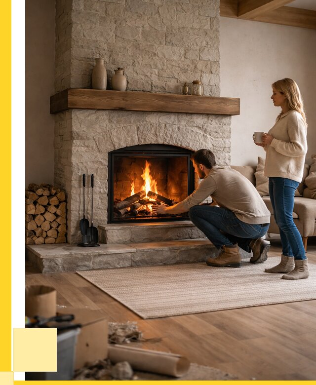 Камины для загородного дома в Череповце от 357735 р., ЭриданЧрп