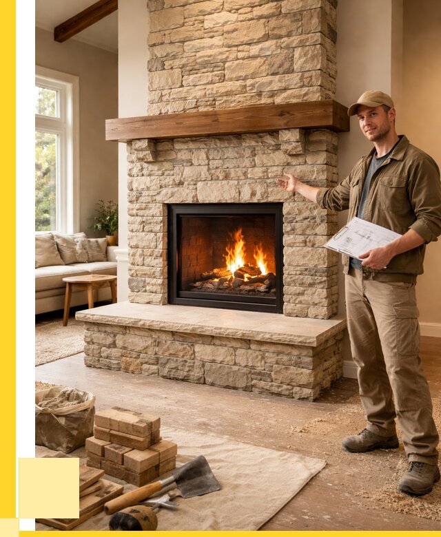 Камины под ключ в Череповце от 183978 р. | ЭриданЧрп — установка