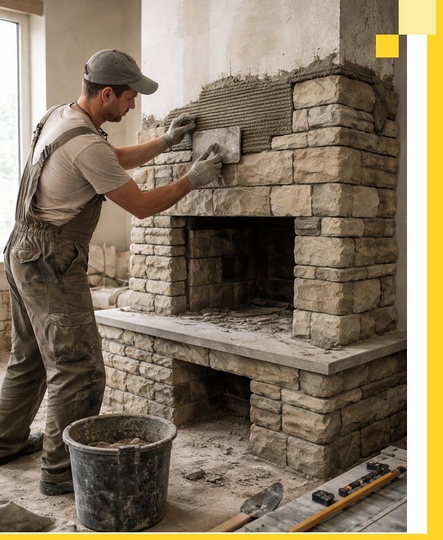 Строительство каминов под ключ в Череповце от проектирования до монтажа