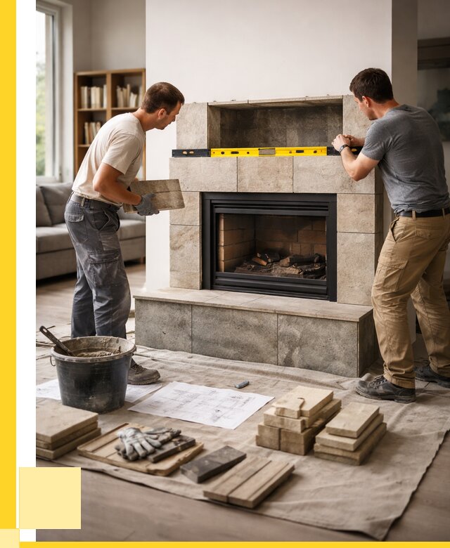 Монтаж каминов и установка в Череповце от 45995 р. | ЭриданЧрп