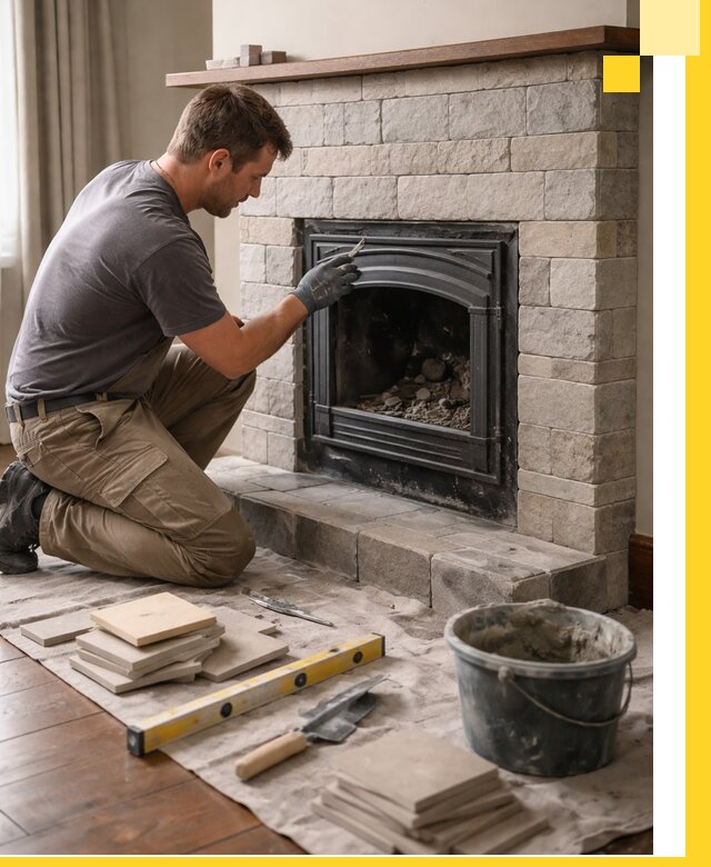 Профессиональный ремонт каминов в Череповце восстановление и сервис