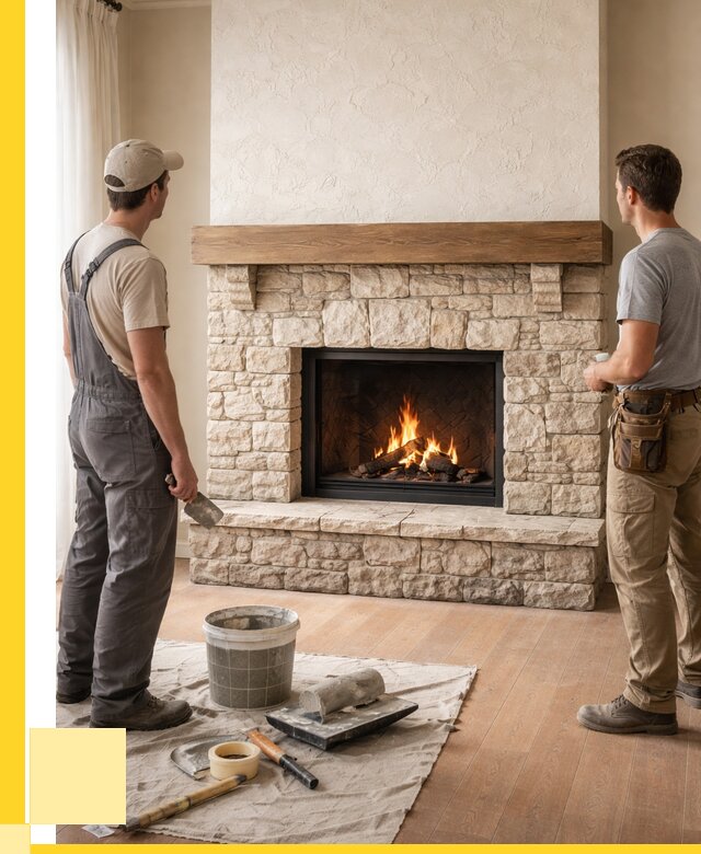 Отделка каминов в Череповце от 6644 р. под ключ | ЭриданЧрп