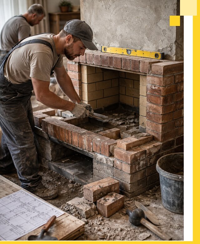 Изготовление и установка каминопечей под ключ в Череповце