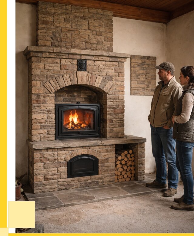 Кирпичная печь под ключ в Череповце от 153315 р. | ЭриданЧрп