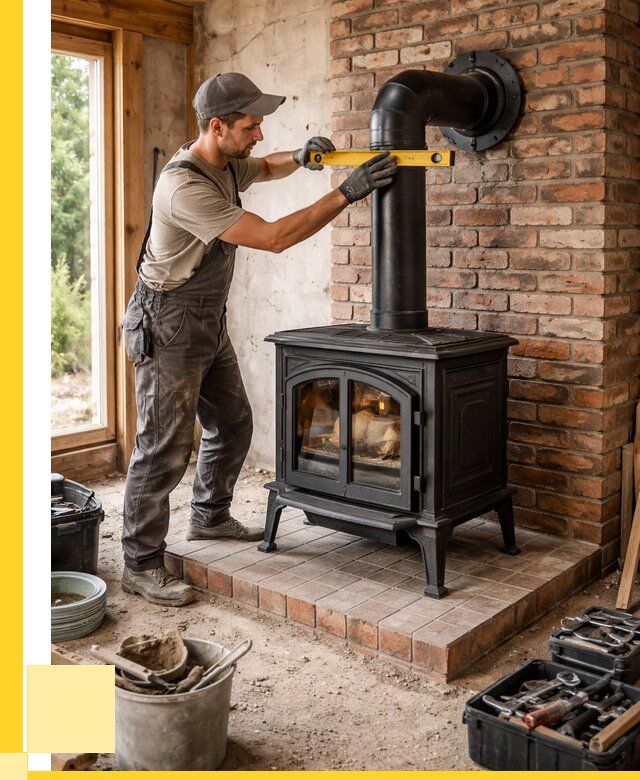 Монтаж печей установка банной печи в Череповце от 15332 р. | ЭриданЧрп