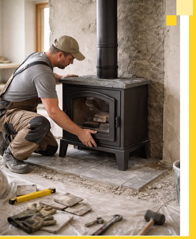 Профессиональный монтаж печей и каминов в Череповце под ключ