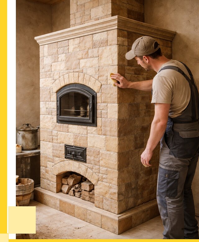 Облицовка печей в Череповце от 4599 р. под ключ | ЭриданЧрп