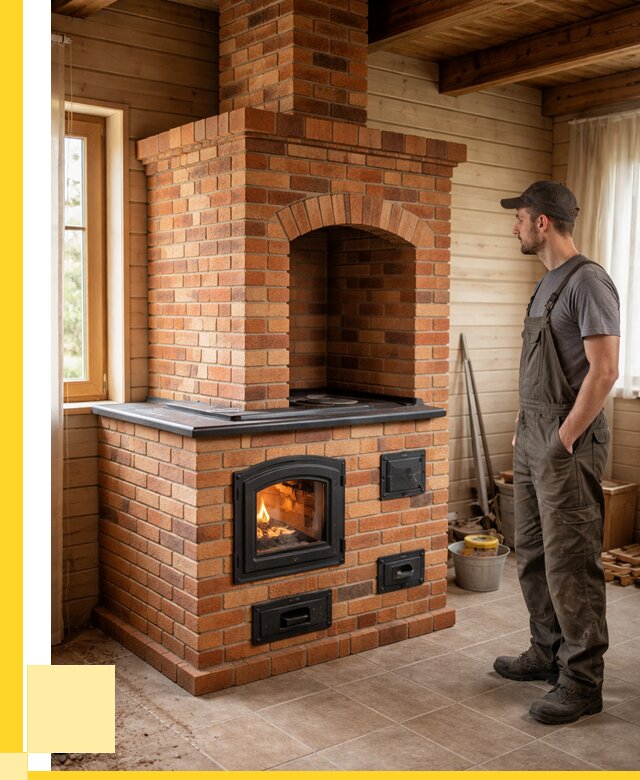 Кирпичные печи в Череповце: купить от 153315 р. | ЭриданЧрп