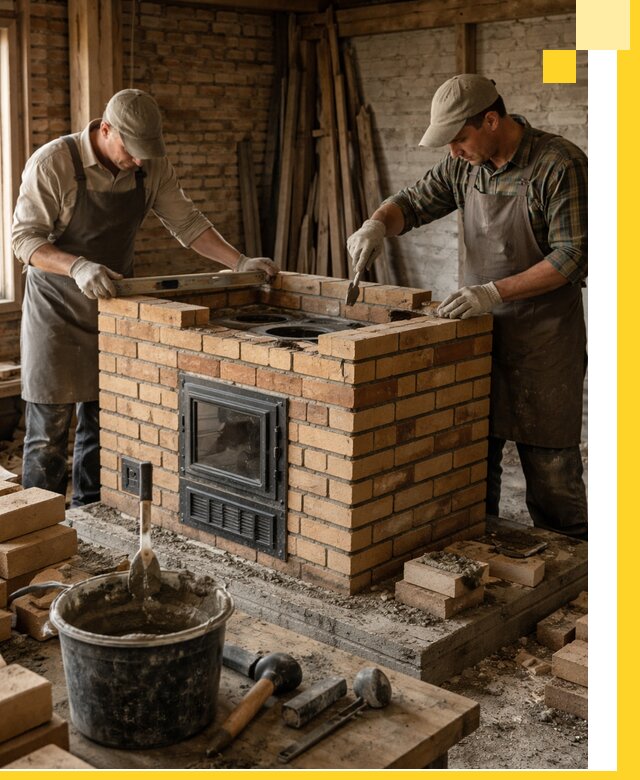 Изготовление и установка варочных печей под ключ в Череповце