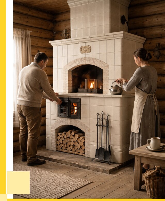 Русские печи в Череповце: установка от 153315 р. ЭриданЧрп