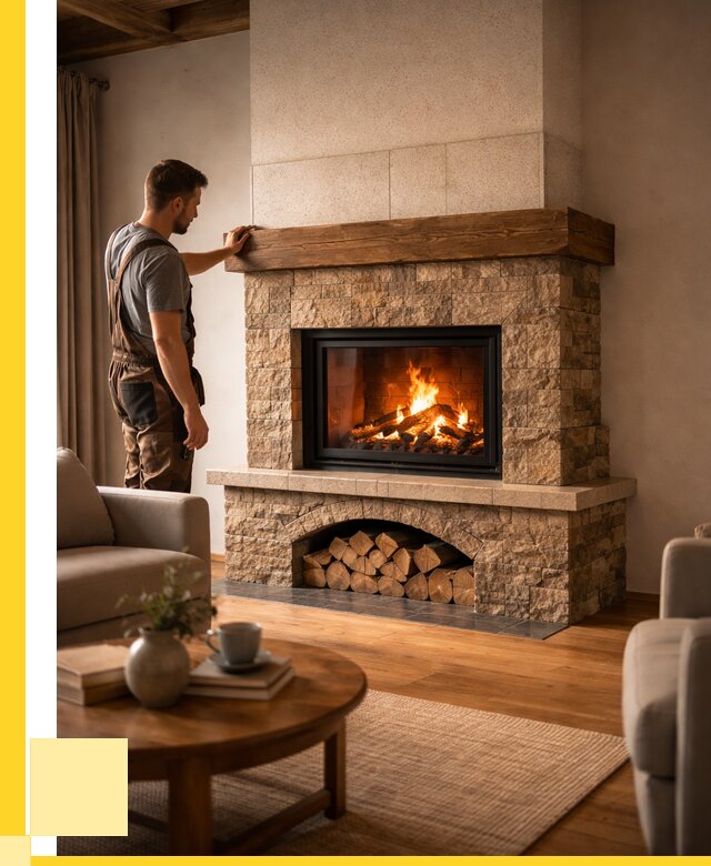 Печи камины для дома под ключ в Череповце от 56216 р. | ЭриданЧрп