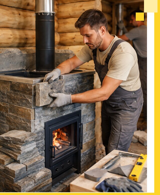 Печи для бани под ключ в Череповце: изготовление и монтаж