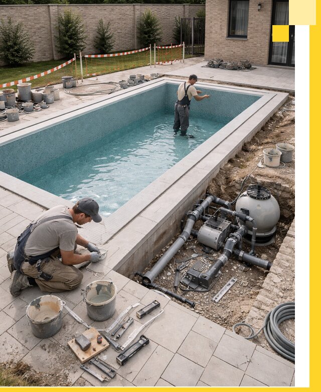 Строительство бассейнов под ключ в Череповце: проекты и монтаж