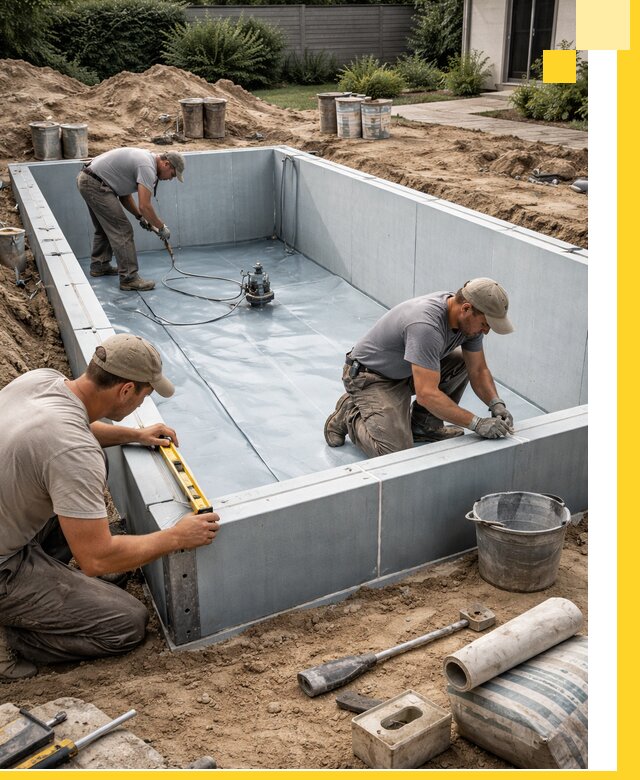 Профессиональный монтаж бассейнов под ключ в Череповце с гарантией