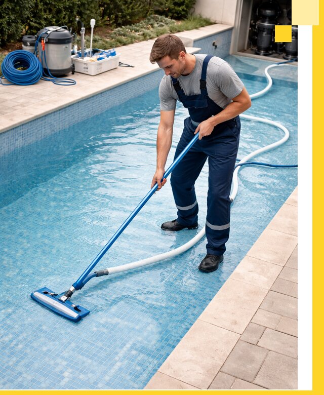 Профессиональная чистка бассейнов и фильтров в Череповце под ключ