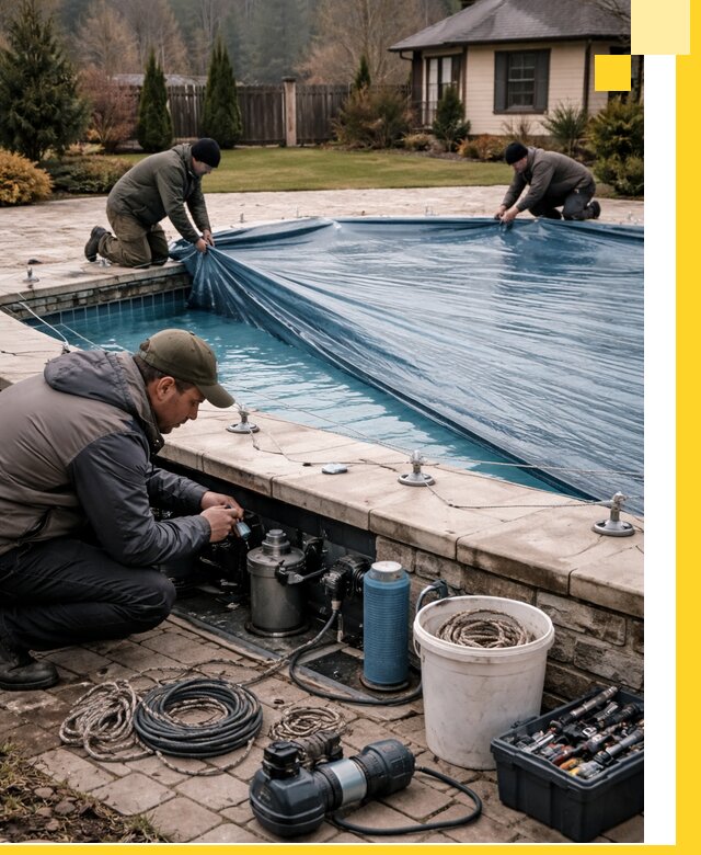 Консервация бассейнов в Череповце: подготовка к длительному хранению