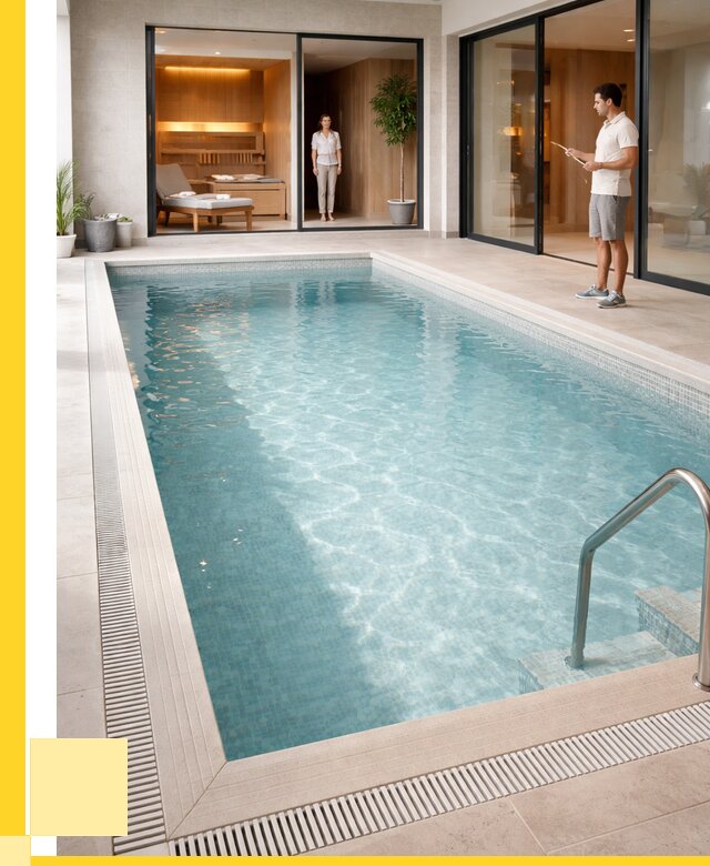 Отделка бассейна пленкой ПВХ в Череповце от 3577 р. - ЭриданЧрп