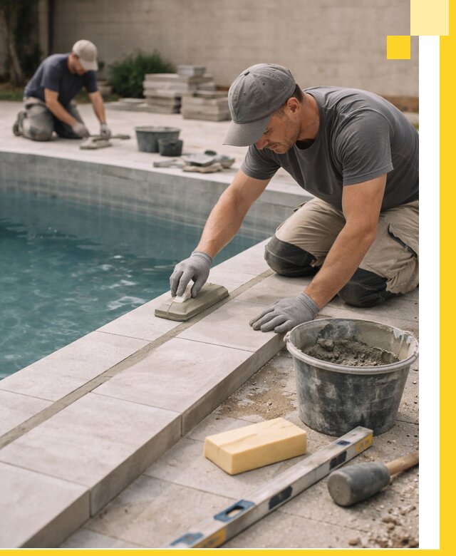 Отделка бассейнов в Череповце: декоративная отделка и гидроизоляция