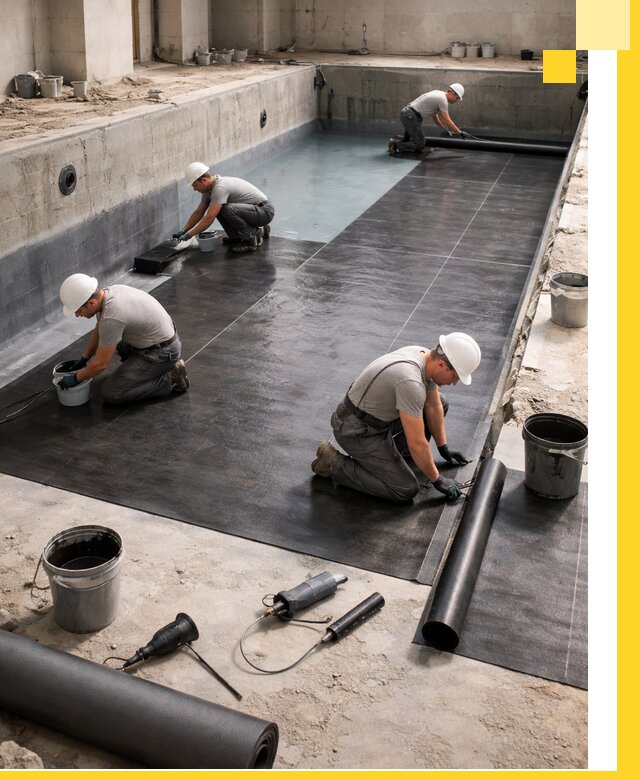 Профессиональная гидроизоляция бассейнов и чаш в Череповце под ключ