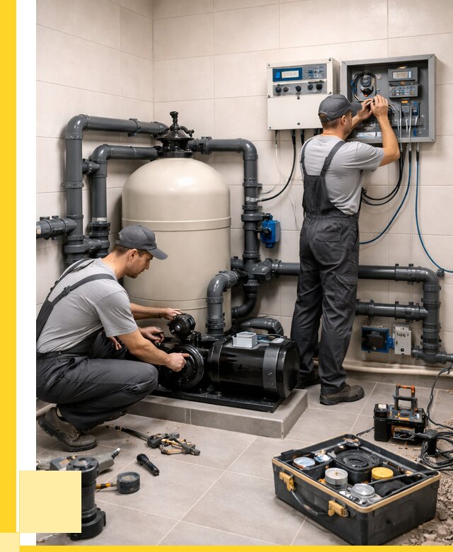 Монтаж оборудования для бассейнов в Череповце от 40884 р. | ЭриданЧрп