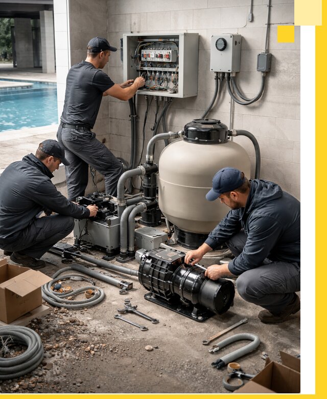 Профессиональный монтаж оборудования для бассейнов в Череповце