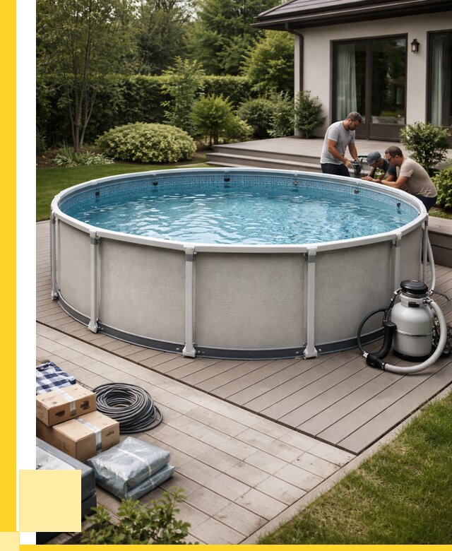 Купить каркасные бассейны в Череповце от 45995 р. | ЭриданЧрп