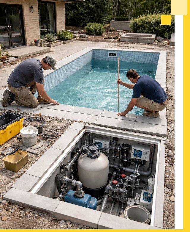 Строительство качественных домашних бассейнов под ключ в Череповце