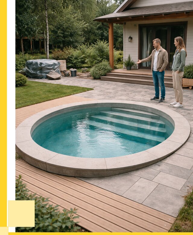 Бассейн на даче под ключ в Череповце от 204420 р., ЭриданЧрп