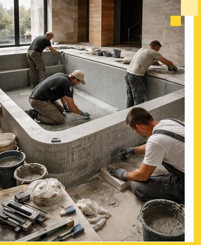 Строительство и установка СПА бассейнов под ключ в Череповце