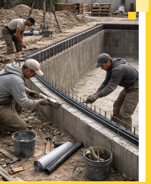 Качественный монтаж чаши бассейна в Череповце под ключ с гарантией