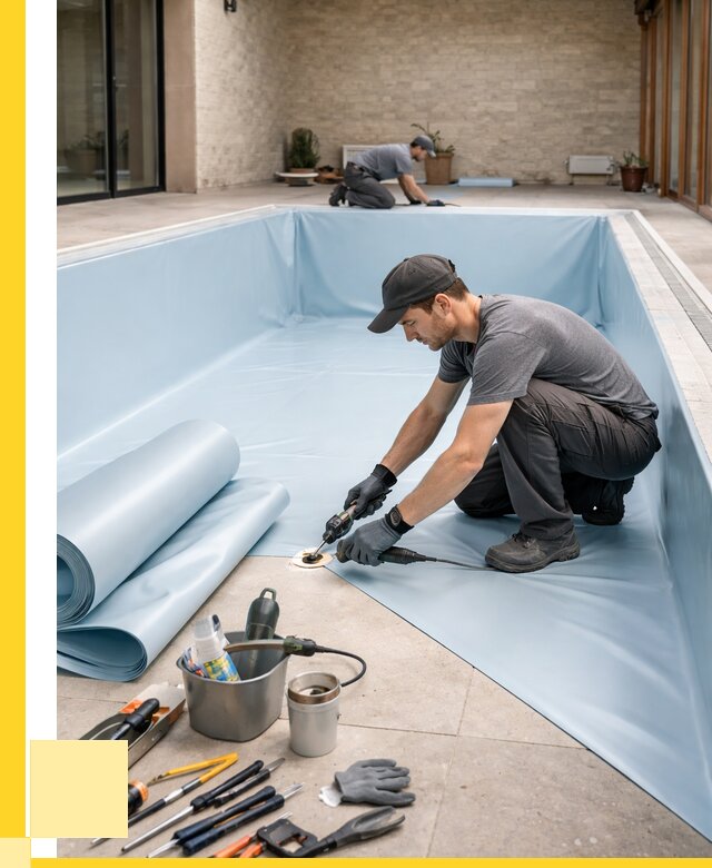 Пленка ПВХ для бассейнов в Череповце от 2555 р. | ЭриданЧрп