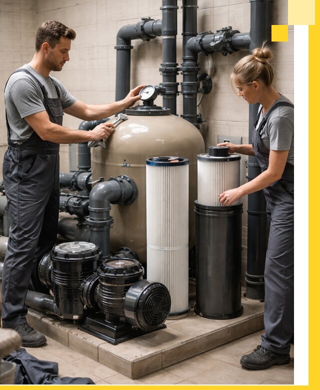 Фильтры и системы фильтрации для бассейнов в Череповце