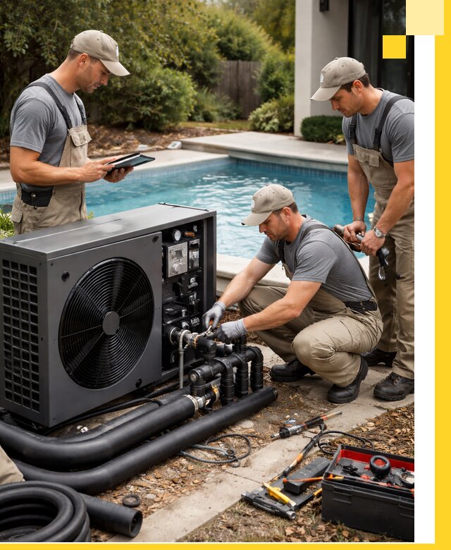 Проектирование и установка тепловых насосов для бассейнов в Череповце