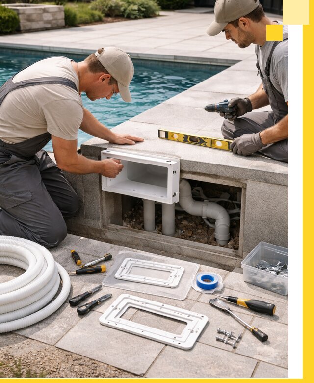 Поставка и установка скиммеров для бассейнов в Череповце