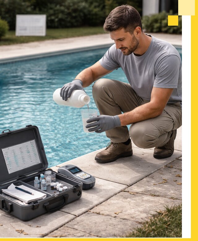 Профессиональная дезинфекция воды в бассейне в Череповце