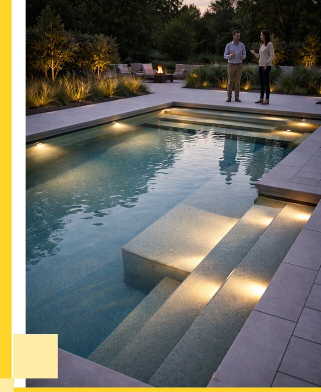 Освещение бассейнов в Череповце под ключ от 25553 р. | ЭриданЧрп