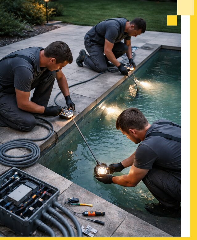 Профессиональное освещение бассейнов в Череповце: дизайн и монтаж