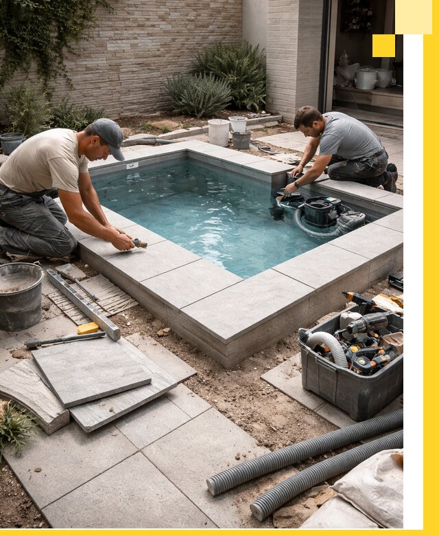 Мини бассейны под ключ в Череповце, дизайн и установка