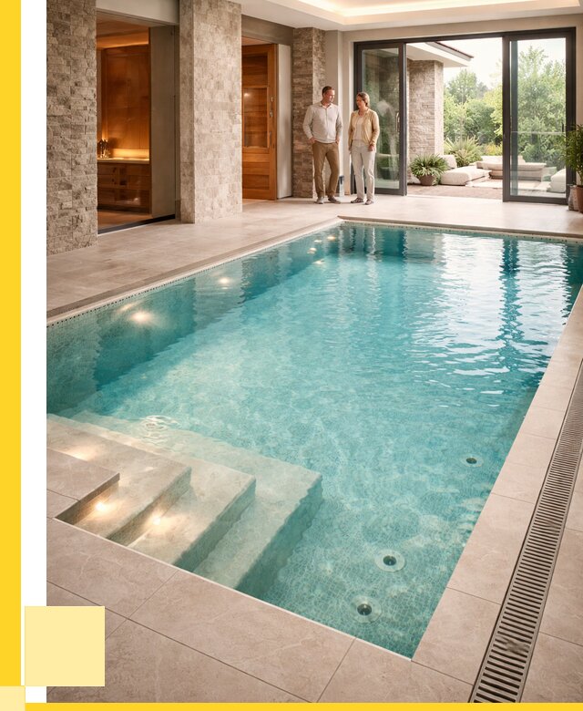 Бассейн во дворе в Череповце: проект, отделка от 1226520 р. | ЭриданЧрп