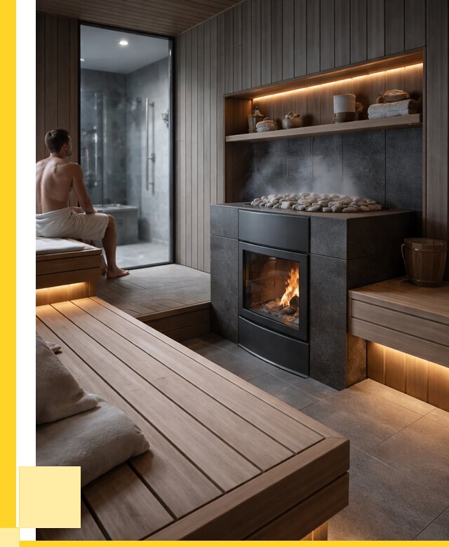 Проект сауны в частном доме в Череповце от 35774 р. | ЭриданЧрп