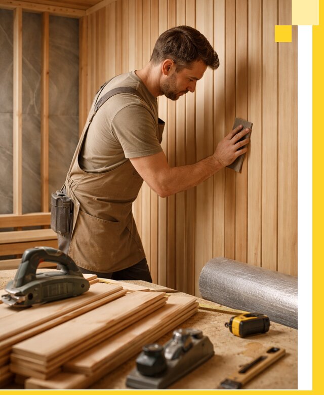 Профессиональная отделка саун и парных под ключ в Череповце