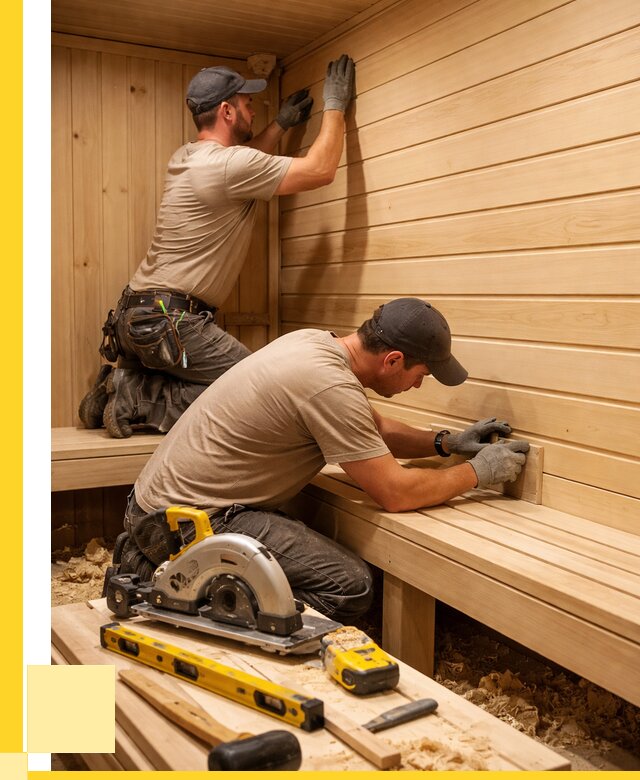 Обшивка саун вагонкой в Череповце от 2555 р. | ЭриданЧрп