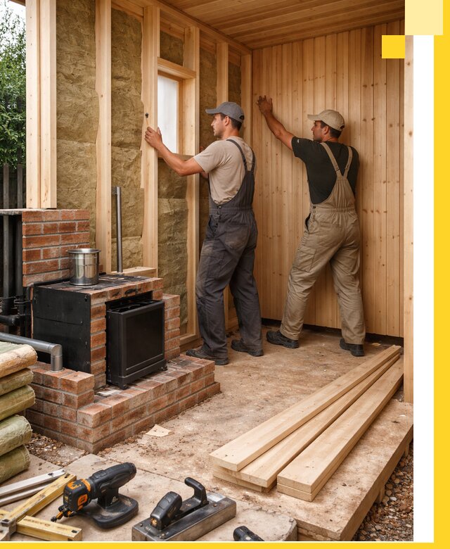 Строительство и установка дачных саун под ключ в Череповце