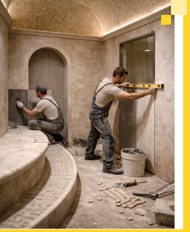 Проектирование и строительство саун с хамамом под ключ в Череповце